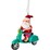 Christmas Traditional Santa On Scooter each