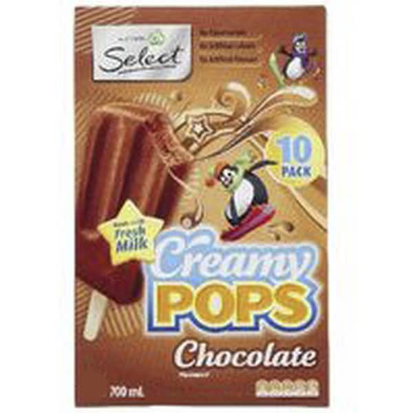 Woolworths Creamy Pops Chocolate Creamy 10 pack