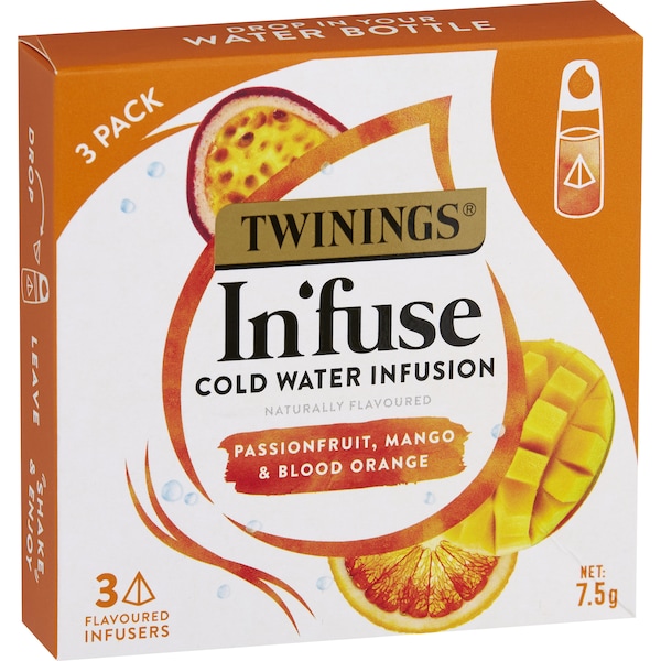 Twinings Infuse Passionfruit Mango & Blood Orange 3 pack