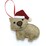Christmas Woodland 3D Animal Wombat each