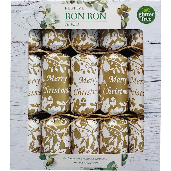 Christmas Bon Bons Festive Gold 10 pack