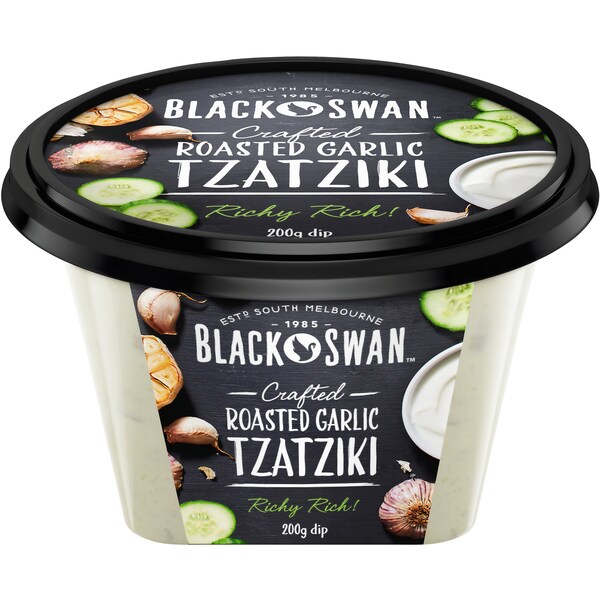 Black Swan Crafted Farmers Best Dip Roasted Garlic Tzatziki 200g
