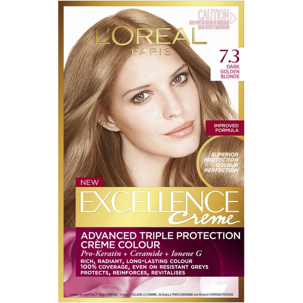 L'Oreal Paris Paris Excellence Creme 7.3 Dark Golden Blonde Each