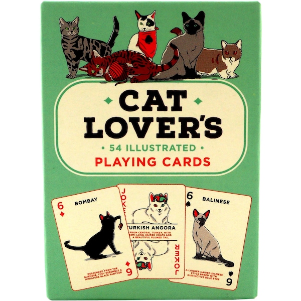 Ridley's Illustrated Playing Cards Cat Lover's each