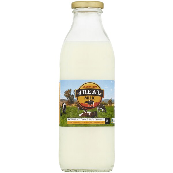Scenic Rim 4 Real Full Cream Milk 750ml