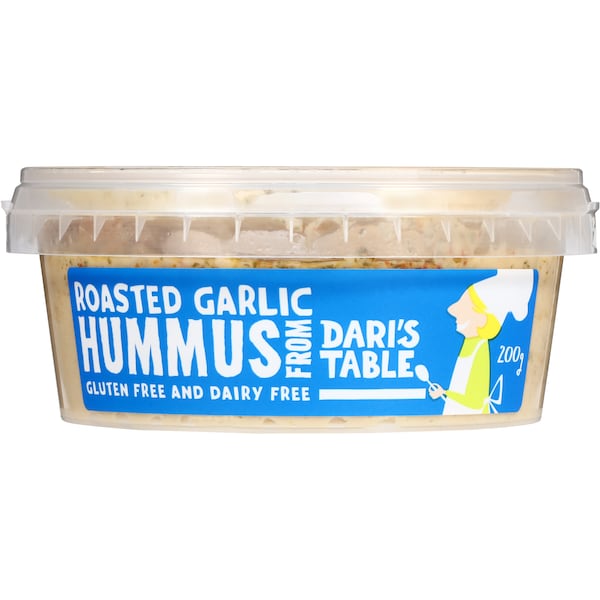 Dari's Table Hummus Roasted Garlic 200g
