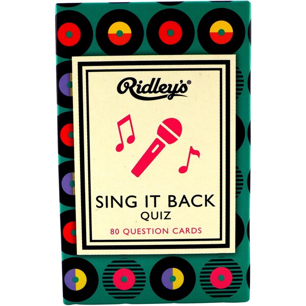 Ridley's Sing It Back Trivia Game each