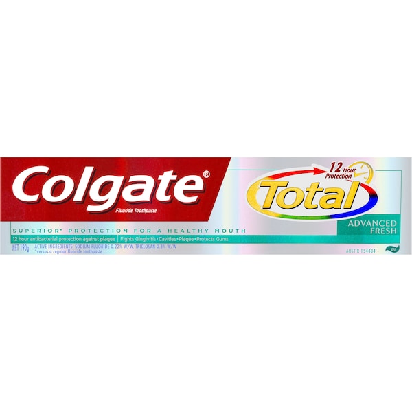 Colgate Total Advanced Fresh Fluoride Gel Toothpaste 190g