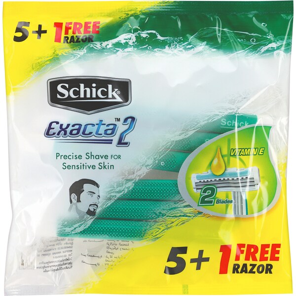 Schick Razor Disposable Exacta 2 5+1pk