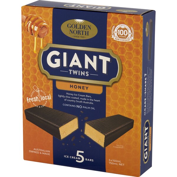 Golden North Multipack Giant Twins Honey 5 pack
