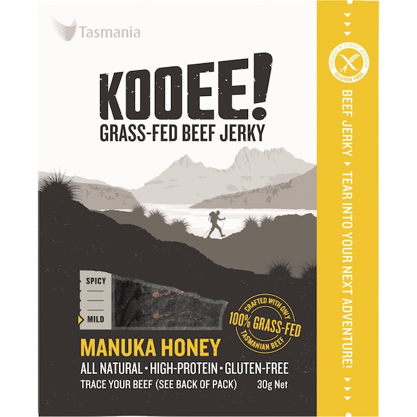 Kooee Beef Jerky Manuka Honey 30g