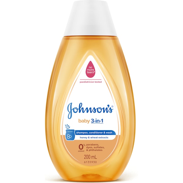 Johnson & Johnson Baby Shampoo & Conditioner 200mL