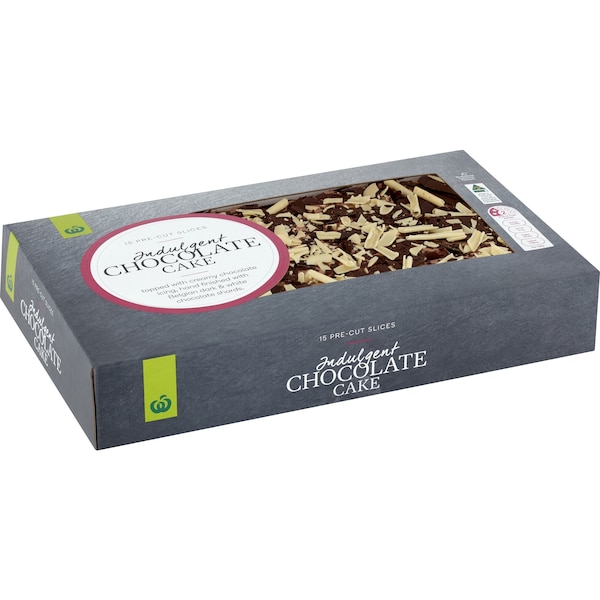 Woolworths Indulgent Chocolate Cake 1kg