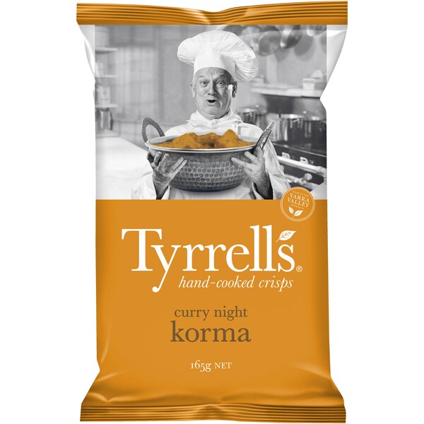 Tyrrell's Crisps Korma 165g
