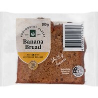 Woolworths Banana Bread Slice