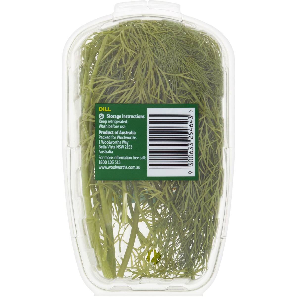 Woolworths Dill Fresh Herb 15g bunch