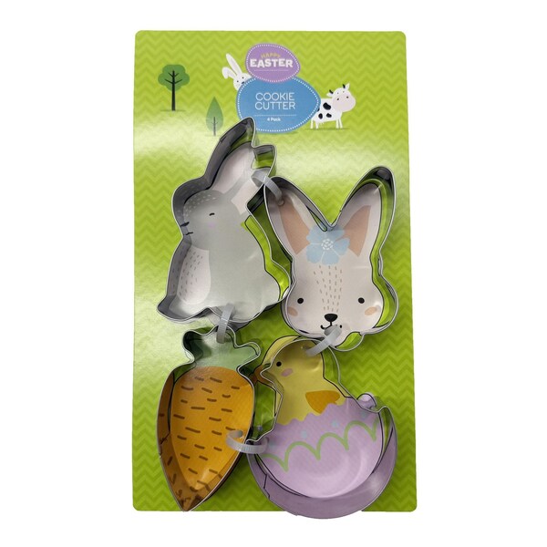 Easter Cookie Cutters 4 pack