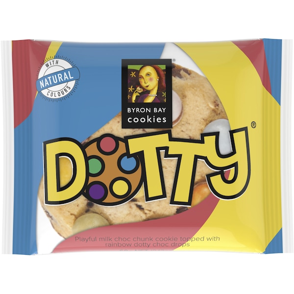 Byron Bay Cookies Dotty Single Wrap Cookie 60G