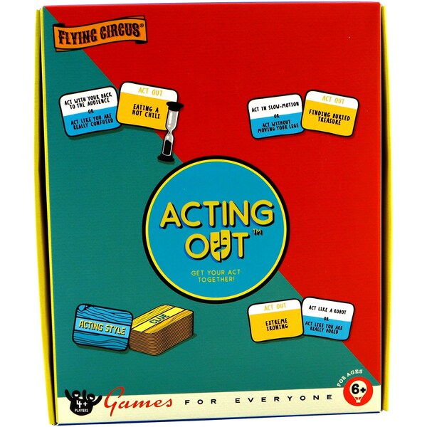Flying Circus Acting Out Card Game Each