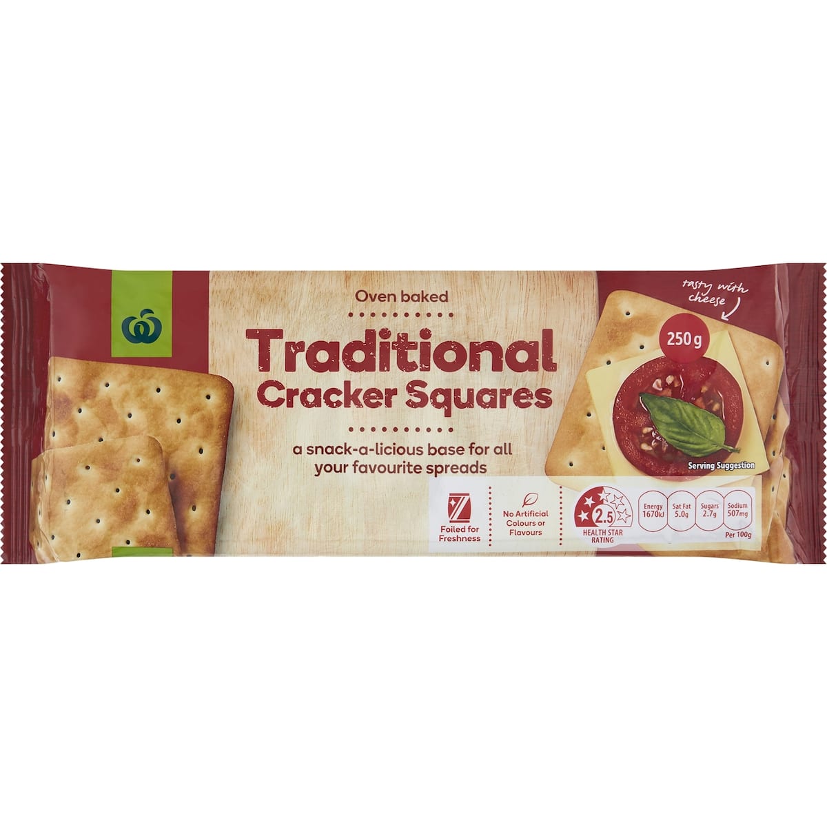 Woolworths Traditional Cracker 250g bunch
