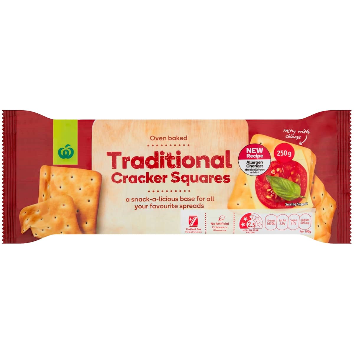 Woolworths Traditional Cracker 250g bunch