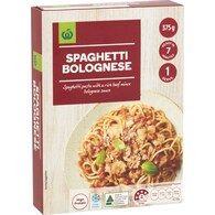 Woolworths Spaghetti Bolognese Frozen Meal