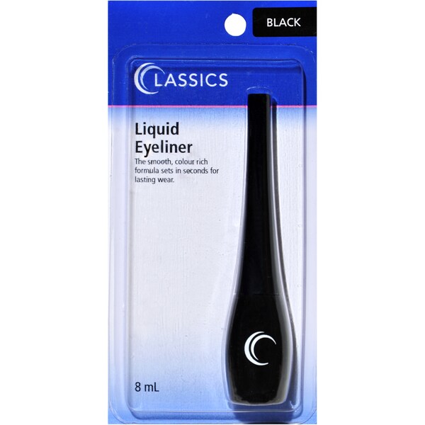 Classics Liquid Eye Liner Black 8ml