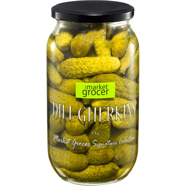 The Market Grocer Dill Gherkins 1kg