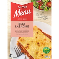 On The Menu Beef Lasagne NULL