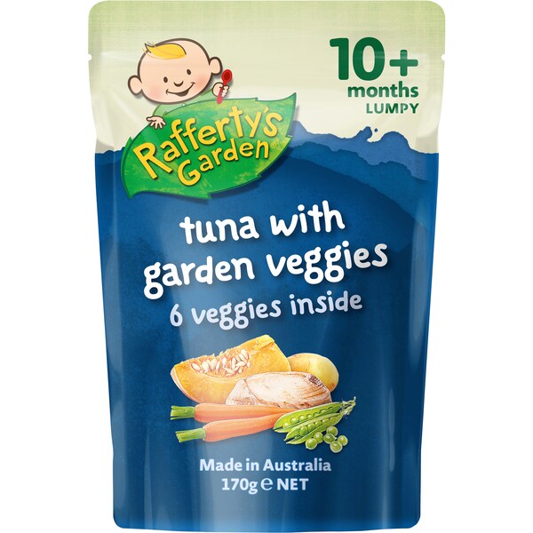 Rafferty's Garden 10 Months Tuna With Garden Vegetables 170G