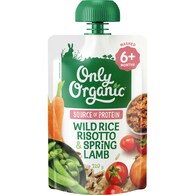 Only Organic Wild Rice Risotto Spring Lamb Wild Rice Risotto Spring Lamb