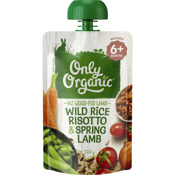 Only Organic Wild Rice Risotto Spring Lamb Wild Rice Risotto Spring Lamb 120g
