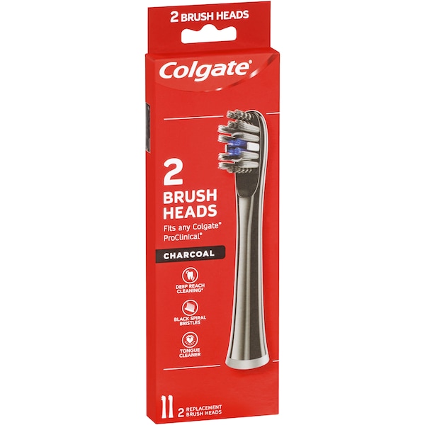 Colgate Brush Heads Proclinical Charcoal 2 pack