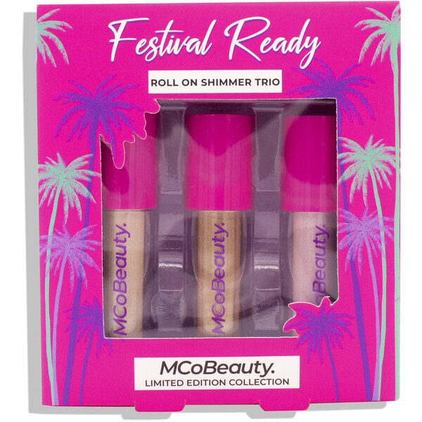 MCoBeauty Festive Roll On Shimmer Set 3 pack