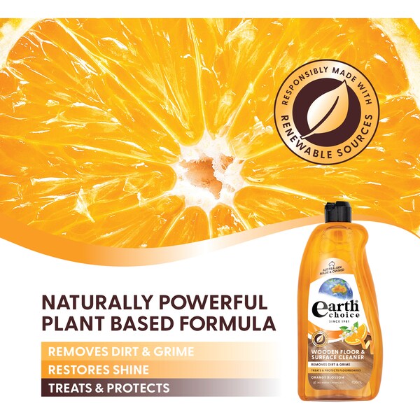 Earth Choice Floor Cleaner Wooden Surface 750ml Woolworths