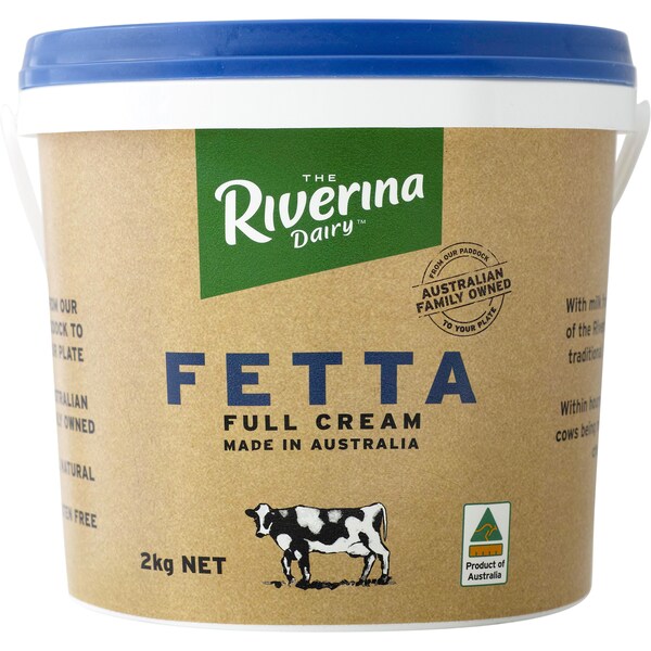 Riverina Full Cream Fetta 2kg