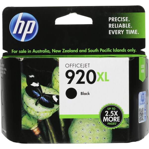 HP Printer Ink 920xl Black Cd975aa Each