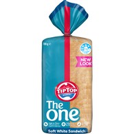 Tip Top The One White Sandwich Slice Bread Loaf Bakery