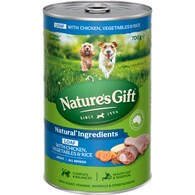 Nature's Gift Adult Wet Dog Food Loaf Chicken Vegetables & Rice