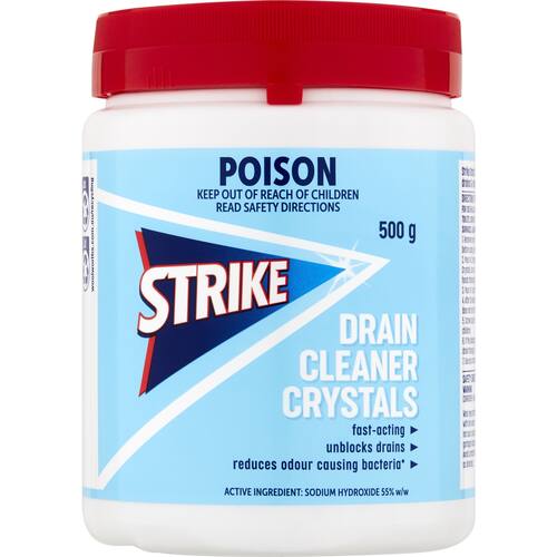 Strike Drain Cleaner Crystals 500g bunch