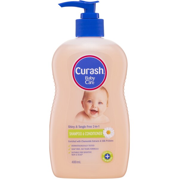 Curash Shampoo & Conditioner 2 In 1 400ml