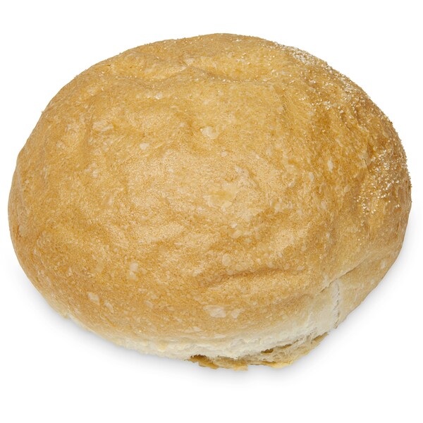 Woolworths White Crusty Round Roll Each