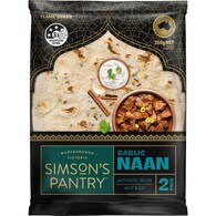 Simson's Pantry Naan Garlic Naan Garlic