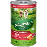 Nature's Gift Adult Wet Dog Food Loaf Lamb With Beef Vegetables & Barley