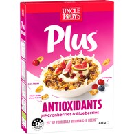Uncle Tobys Plus Antioxidant Breakfast Cereal