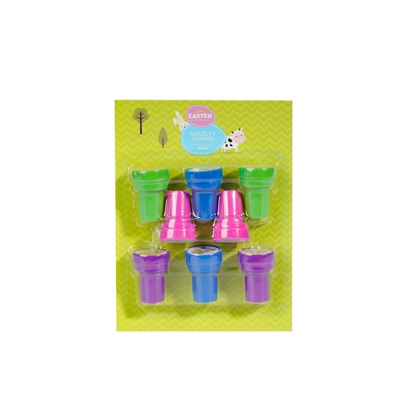 Easter Novelty Stamps Multi Colour 8 pack