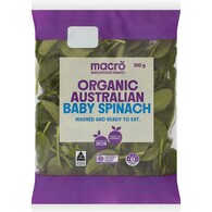 Macro Certified Organic Baby Spinach