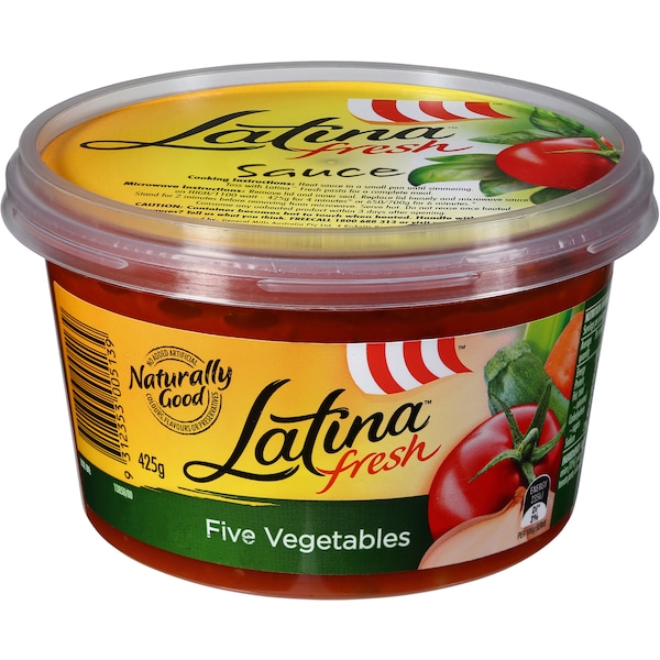 Latina Fresh Five Vegetable Pasta Sauce 425g