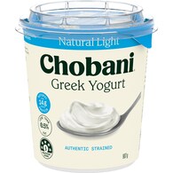 Chobani Greek Yoghurt Natural Light Plain