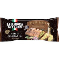 La Famiglia Garlic Bread Ciabatta